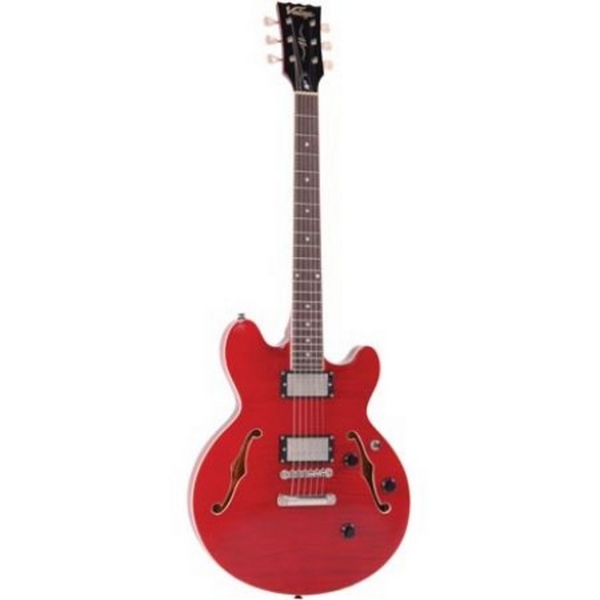 Advance AV3H Electric Guitar Cherry Red Flame Maple