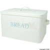 Vintage Brand White Enamel Bread Bin 20cm x 21cm