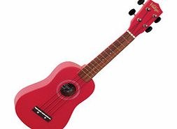 Ukulele VUK15 Soprano Satin Red