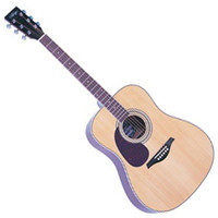 Vintage V400 Left Handed Acoustic Guitar Natural
