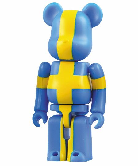 Vinyl Toys Bearbrick Series 16 - Flag Sweden