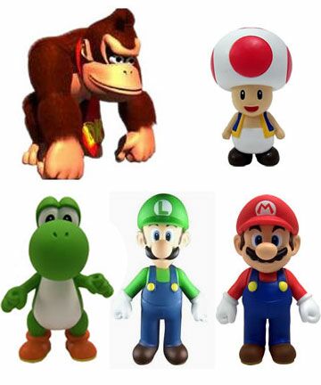 Vinyl Toys Nintendo Super Mario Bros -  Donkey Kong  Toad