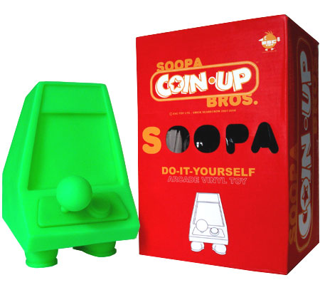 Soopa COIN-UP Bros DIY Toy - GID Green
