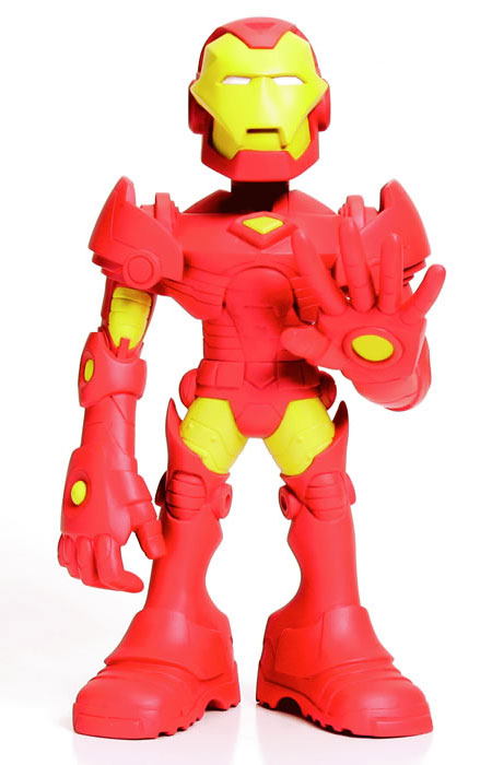 Vinyl Toys Upper Deck SubCasts Iron Man Figure