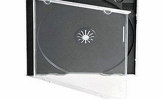 Vision Media 100 X Single CD Jewel Case Black Tray - 10.4mm Spine