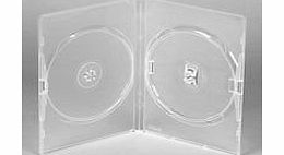 50 X Double Clear Amaray - DVD/CD/BLU RAY Case