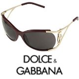 DOLCE and GABBANA 8165 Sunglasses - Burgundy/Gold
