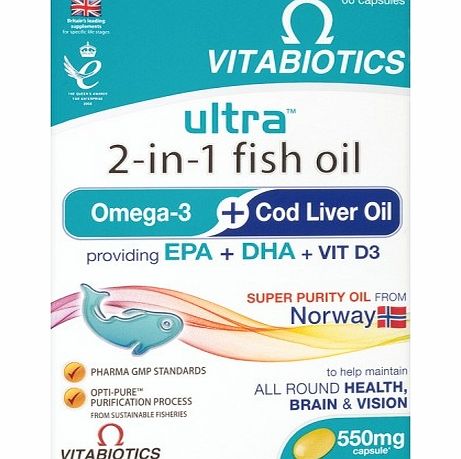Aquamarine Fish Oil 2in1 250ml