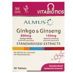 Ginkgo and Ginseng Tablets