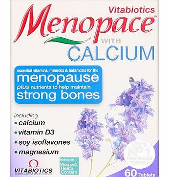 Vitabiotics Menopace Calcium Tablets - 60 10099415