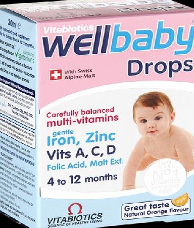 Vitabiotics Wellkid Baby Drops - 30ml 010834