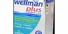 Vitabiotics Wellman Plus Omega 369 Tablets -