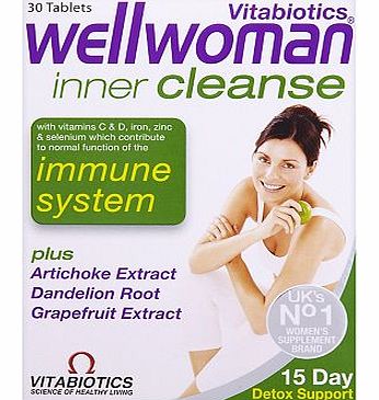 Vitabiotics Wellwoman Inner Cleanse - 30 Tablets 10049790