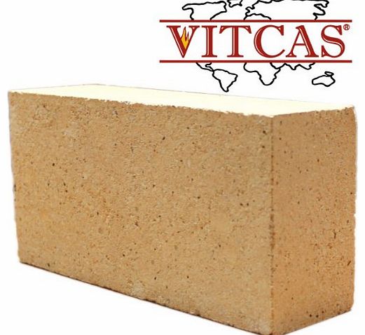 Vitcas Fire Bricks-Replacement for Stoves & Fireplaces x 5 - Large