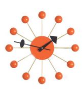 Ball Clock (Orange) - Nelson Collection - Vitra