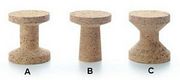 Cork Family Individual Table/Stool by Jasper Morrison - From Vitra