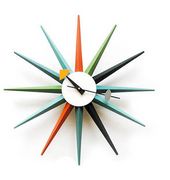 Sunburst Clock (Multicolour) - Nelson Collection - Vitra