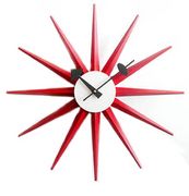 Sunburst Clock (Red) - Nelson Collection - Vitra