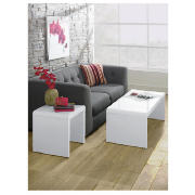 Viva side table, white