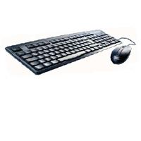 Vivanco Black USB Optical Keyboard and Mouse Set USB Optical