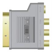 SISVR112 Scart / 3 Phono/ S-Video Adaptor