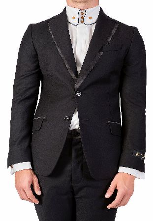 Vivienne Westwood Black Two Button Flannel Suit
