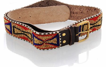 Vivienne Westwood Leather Beaded Belt G