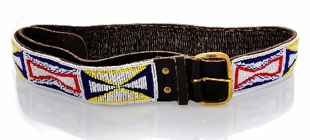 Vivienne Westwood Leather Beaded Belt