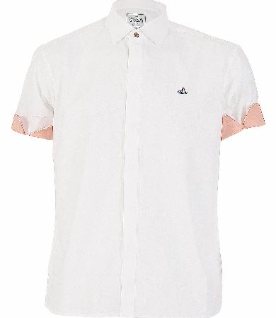 Vivienne Westwood Man Hold Up Sleeve Shirt White