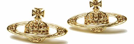 Vivienne Westwood Mini Bas Colorado Gold Earrings