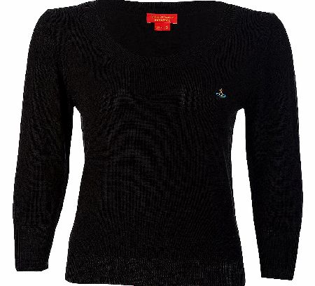 Vivienne Westwood Red Label Fitted Black Sweater