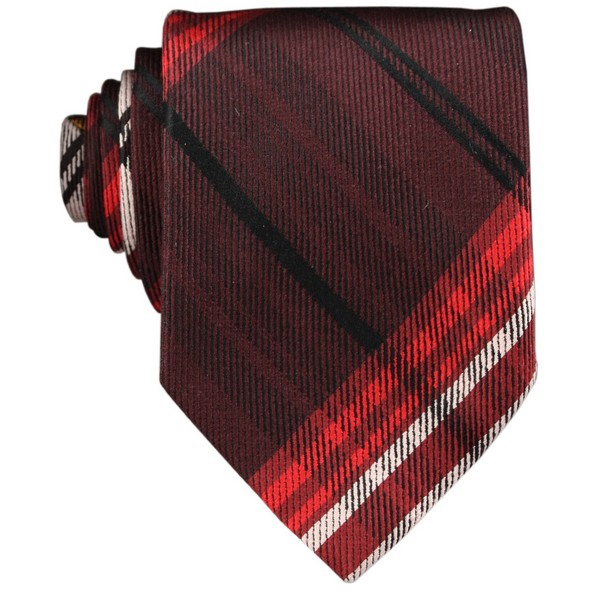 Red Tartan Cravatta Tie by