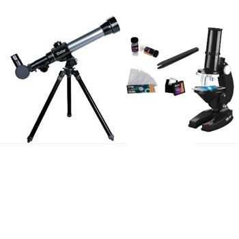- Refractor Telescope and Microscope Set