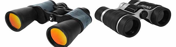 Vivitar 8x50mm and 4x30mm Binoculars Twin Pack