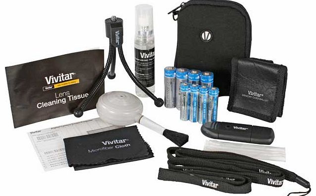 Vivitar Digital Camera Starter Kit - 20 Piece