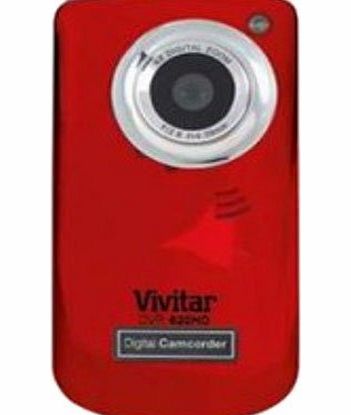 Vivitar DVR620HD-RH-INT iTwist620 Camcorder 5 Megapixels Red
