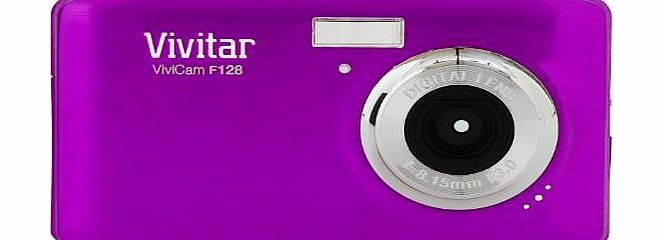 Vivitar VF128-PUR-GRA 14MP 4x Digital Compact Camera Purple **Exclusively on Sunday Electronics**