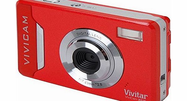 Vivitar Vivicam X035 Red (10MP, 4x Digital Zoom, 2.2 inch LCD Screen, Anti-Shake, Face Detection)