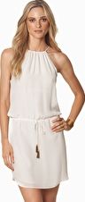 ViX, 1295[^]222512 Solid White Gilda Short Dress - White