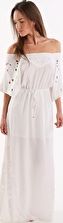 ViX, 1295[^]220909 Solid White Paola Long Dress - White
