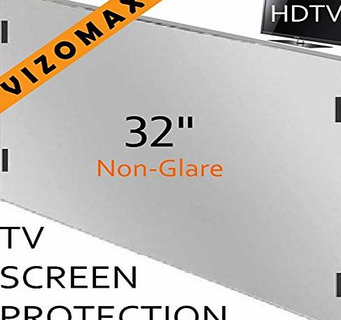 Vizomax 32 inch Non-Glare Vizomax TV Screen Protector for LCD, LED amp; Plasma HDTV (32 inch)