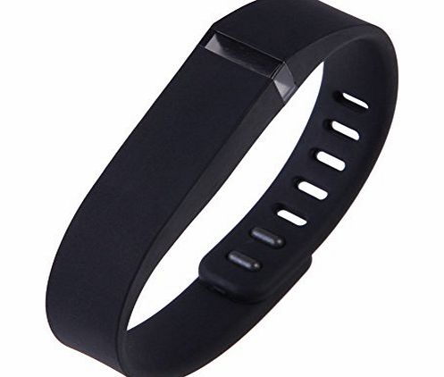 Vktech Replacement Large Band for Fitbit Flex Wireless Activity Wristband Bracelet (Black)