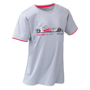 McLaren Mercedes kids car T-shirt -