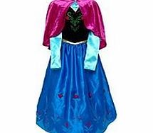 Frozen Princess Anna Dressing Up Fancy Dress (7-8 years)
