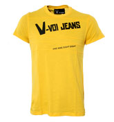 Yellow T-Shirt with Black Logo