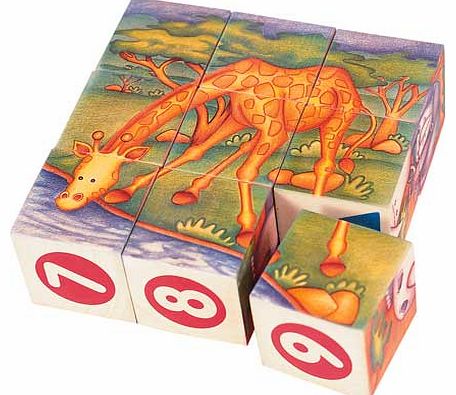 Safari Jigsaw Cubes