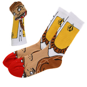 Bandito Sock Puppet Socks - Gold