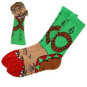 Bandito Sock Puppet Socks - Green