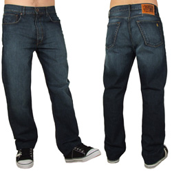 Black Zip Regular fit jeans
