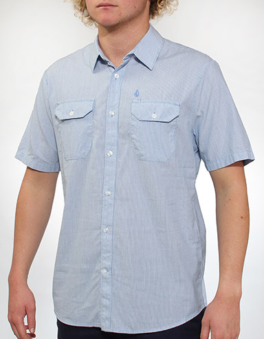 Canal Short sleeve shirt - Estate Blue